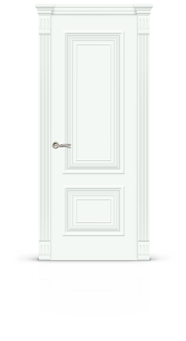 Дверь Мартель глухая, эмаль белая - 9003 